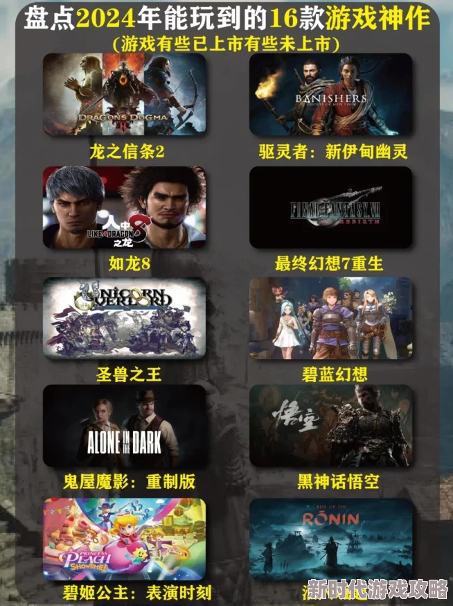 2024单机游戏排行榜最新大全：热门单机力作分享，网友亲测好评如潮！